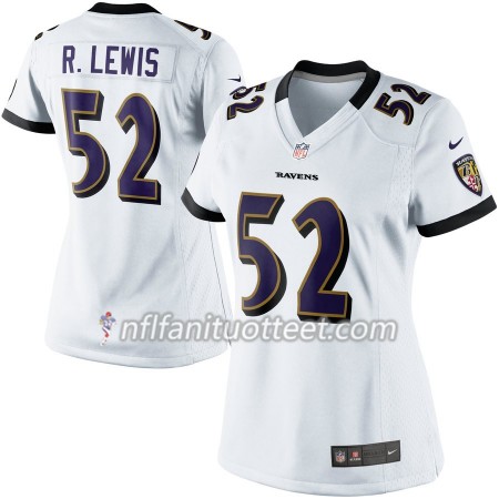 Nainen Baltimore Ravens NFL Pelipaita Ray Lewis 52 Nike Valkoinen 